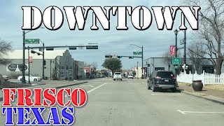 Frisco  Texas  4K Downtown Drive [upl. by Nnylyaj]