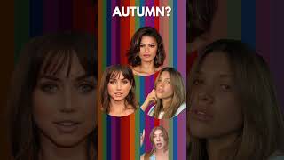 When working in the 12 palette system autumn get broken down into 3 subseasons coloranalysis [upl. by Wanda]