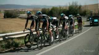 Team Sky Training with Technogel Sleeping [upl. by Letreece886]