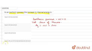 The work done in erge for the reversible expansion of 1 mole of an ideal gas from a volume of [upl. by Anis]