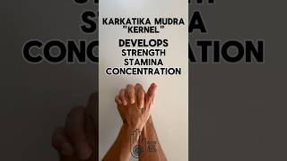 Karkatika Mudra  quotKernelquot  Hand Gesture [upl. by Fidelis]