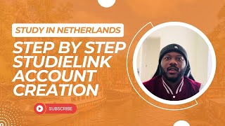 StepbyStep Studielink Account Creation Study in the Netherlands [upl. by Nitsua]