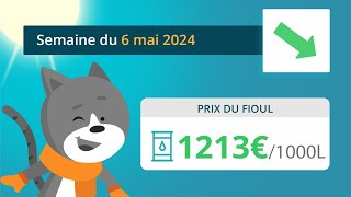 Prix ​​du fioul domestique  semaine du 6 mai 2024 [upl. by Eremaj]