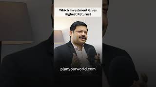 Which Investment Gives Highest Returns highreturninvestment investment [upl. by Leohcin686]