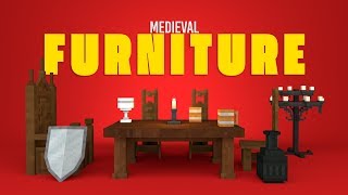 Medieval Furniture  Minecraft Marketplace Trailer [upl. by Pepita]