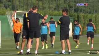 FC Barcelona  Segon entrenament del Barça de Tito [upl. by Dnomasor768]