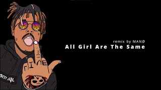 Juice WRLD  All Girls Are The Same MANØ remix with lyrics [upl. by Bertsche]