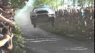 Ott Tänak insane driving Rally POLAND [upl. by Nannaihr482]