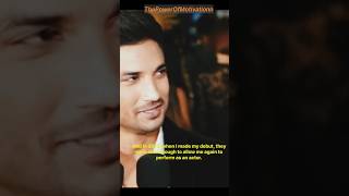 Im right now right here Inspirational words by Sushant Singh Rajput [upl. by Eirac]