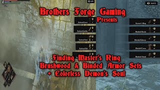 Demons Souls  Gates of Boletaria Secret Area  Brushwood amp Binded Armor  Colorless Demons Soul [upl. by Pardoes]