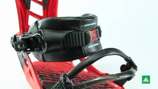 2011  2012 K2 Uprise AUTO Snowboard binding  two straps one ratchet [upl. by Kelton]