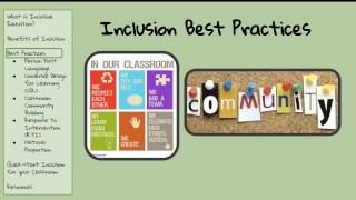 Inclusive Practices in Your Classroom [upl. by Nali507]