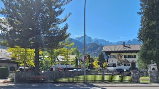 Garmisch Partenkirchen  Walking Tour amp Picturesque Landscape In Bavaria Germany  Travel Tales [upl. by Shira]