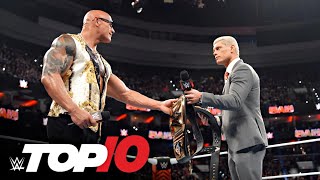 Top 10 Monday Night Raw moments WWE Top 10 April 8 2024  WWE Raw 482024 Top 10 Moments [upl. by Eelsel]