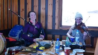 Scottish Ceilidh band playing in ski cafe high in Cairngorm mountains at Glenshee ski centre [upl. by Ssenav]