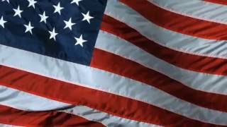 10 Hours American Flag Waving  Video amp Audio 1080HD SlowTV [upl. by Landing]