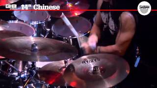 SABIAN 14quot B8 Pro Chinese  Chinatype Cymbal Demo [upl. by Esela]