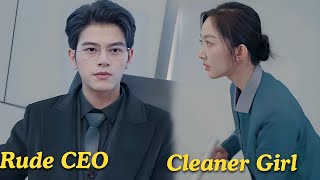 Rich CEO ❤️falls for his office cleaner New chinese drama movie recap english [upl. by Alletse]