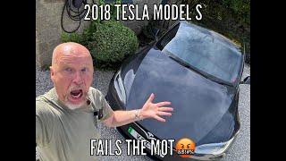 6 year old Tesla fails the MOT HD 1080p [upl. by Llertnek]