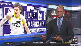 Utah Jazz Reportedly Willing To Listen To Trade Offers For Lauri Markkanen [upl. by Nylidnam]