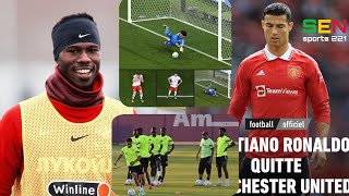 Keita Baldé a repris lentraînement collectif Cristiano Ronaldo quitte Manchester Sen Sports 221 [upl. by Ardnuaek]