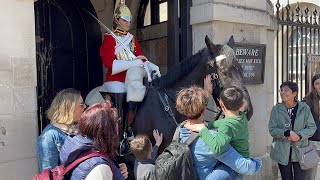 Horse Guard Parade  Witness Unbelievable Unconditional Love’ From a Horse to a Human [upl. by Aubarta308]