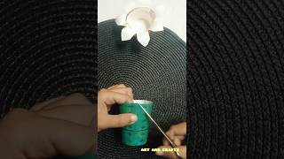 How to make basket from paper cup  easy paper folding  art and crafts [upl. by Letsou]