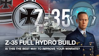 Z35 With Lutjens and Full Hydro Build World of Warships Legends Xbox Series X 4K [upl. by Farlee]