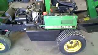 LOT 1944A John Deere F935 Front Mount Mower Tear Down [upl. by Lacym]