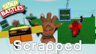 Using SCRAPPED Gloves  Slap Battles Roblox [upl. by Pete]