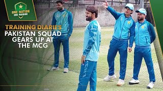 Training Diaries from Australia Pakistan Squad Gears up at the MCG  PCB  MA2A [upl. by Lalita]