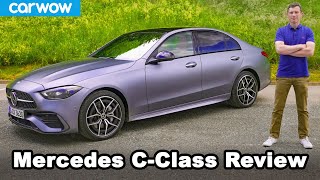 Mercedes CClass 2021 review  SClass luxury for less [upl. by Alleuol]