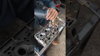 Head cylinder valve seat setting [upl. by Tannen]