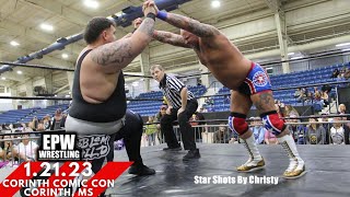 EPW Wrestling Corinth Comic Con  12123  Aaron Roberts vs Trace Hunt [upl. by Ramat50]