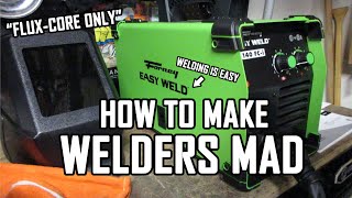 Welding for the First Time  Forney Easy Weld 140 FCi [upl. by Allyson324]