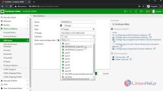 How to configure Interfaces Address and Firewall policy on Fortigate [upl. by Edmunda630]