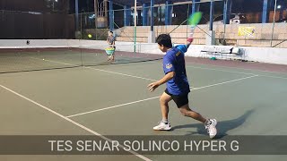 Solinco Hyper G  String Test Tension 50 Lbs [upl. by Liatris655]