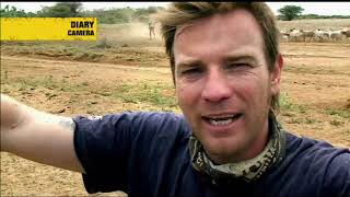 Ewan McGregor Long Way Down Getting the bikes and Vehicles Through a Muddy Mess in Kenya [upl. by Acinomed]