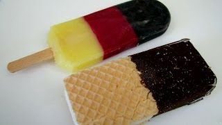 Germany Ice pop and Domino Ice Cream [upl. by Enilekaj]