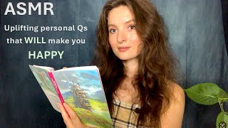 ASMR Asking You Personal Questions 📔 Writing Sounds ✏️ Uplifting Soft Spoken Questions [upl. by Janek]