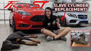 Father amp Daughter Replace a Bad Slave Cylinder in a 2014 Fiesta ST [upl. by Iolenta]