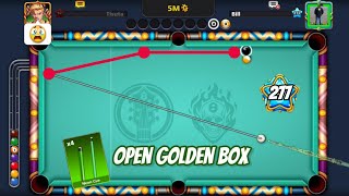 Ep107 Open Golden Box 8 ball Pool  Neon Cue Knock Level 277😯 [upl. by Yerdua725]