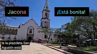 Un recorrido por el centro de Jacona Michoacán Mercado templo y plaza cotidiano399 [upl. by Leumel718]