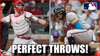 Absolute DIMES PERFECT Catcher Throws of 2023  Baseball Compilation [upl. by Danielson]