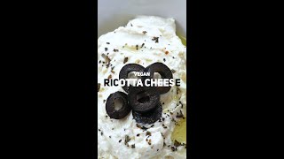 1 minute Quick and Simple Vegan Ricotta Cheese [upl. by Deste319]