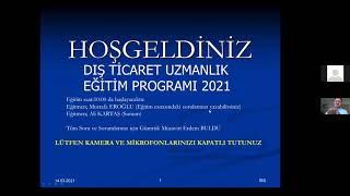 Dış Ticaret Uzmanlık Eğitimi Dış Ticarette Ödeme Şekilleri ve Akreditif [upl. by Bulley]