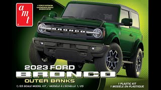 Whats In The Box  AMT 2023 Ford Bronco Outer Banks [upl. by Brandtr]