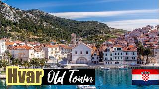 Hvar Spanjola Fortress and the Old Town — Croatia Beautiful Places [upl. by Ramalahs499]