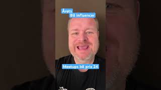 MEETUPS BIL PRIS 2024 Årtes bil influencer [upl. by Adnarem]