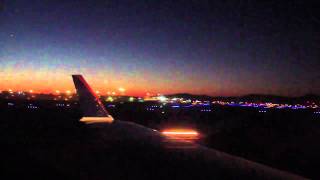 Airplane Takeoff Roanoke Regional Airport flight 5605 at Sunrise [upl. by Rosenthal]